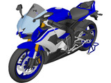 Yamaha YZF-R6 3D Model preview