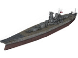Yamato Battleship 3D Model preview