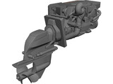 Yanmar 4BY2 180Z 3D Model preview