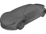 Z02 Concept Car 3D Model preview