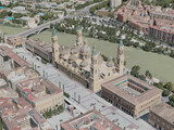 Zaragoza City, Spain (2020) 3D Model