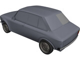 Zastava 101 3D Model preview