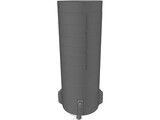 Zenit Rocket Engine Stage Two 3D Model