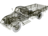 ZIL 164 3D Model