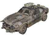 Zombie Car 3D Model preview