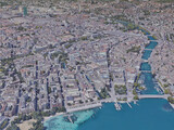 Zurich City, Switzerland (2019) 3D Model preview