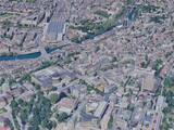 Zurich City, Switzerland (2023) 3D Model preview