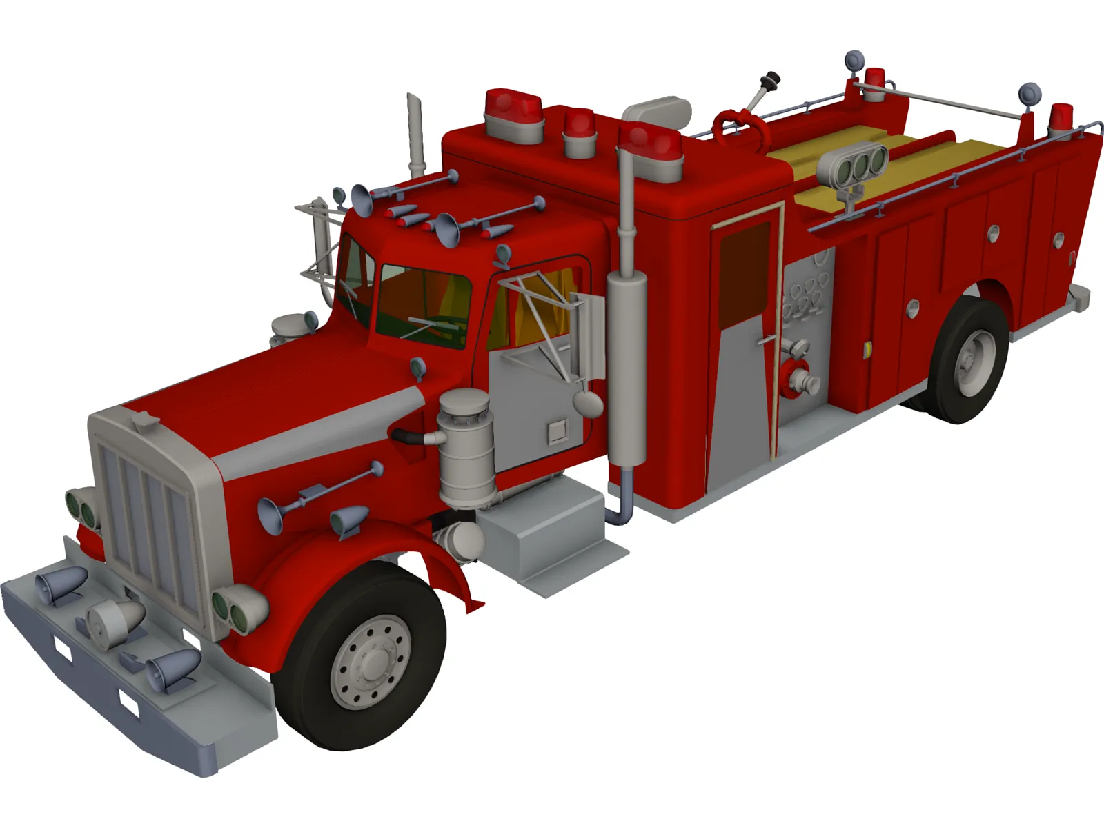 Peterbilt Firefight 3D Model