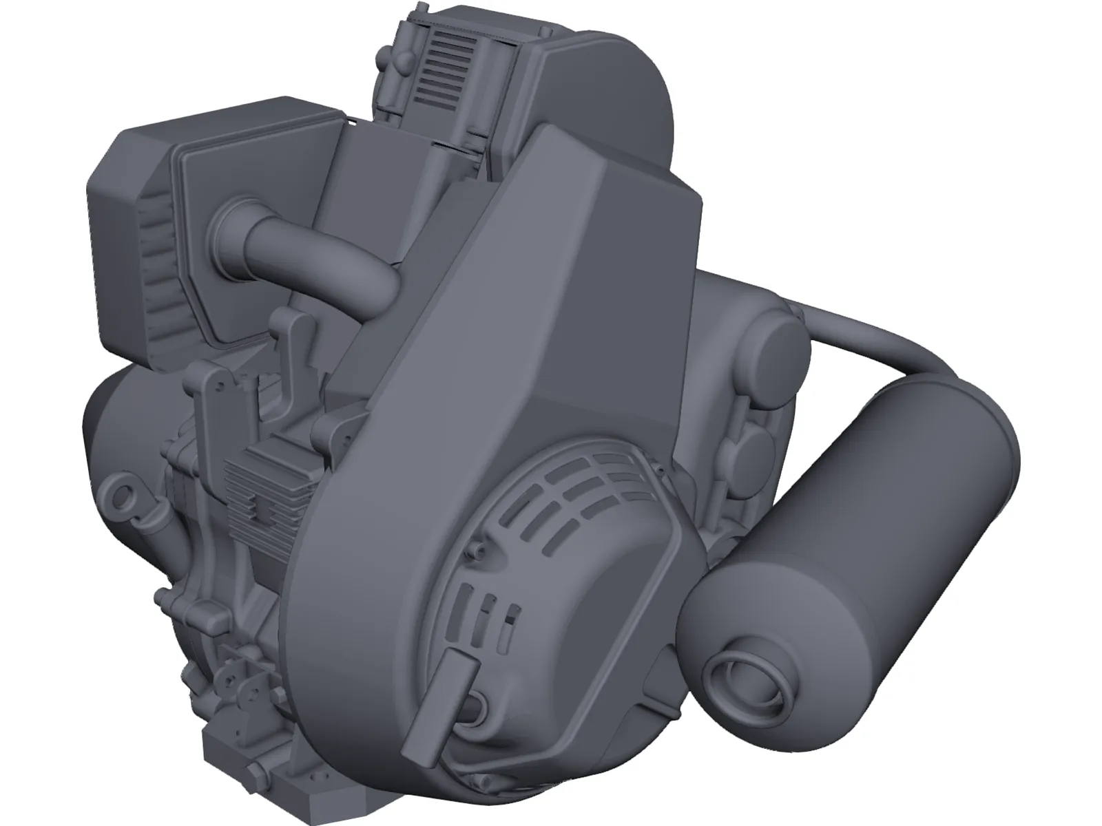 Lombardini LGA 340 Engine 3D Model