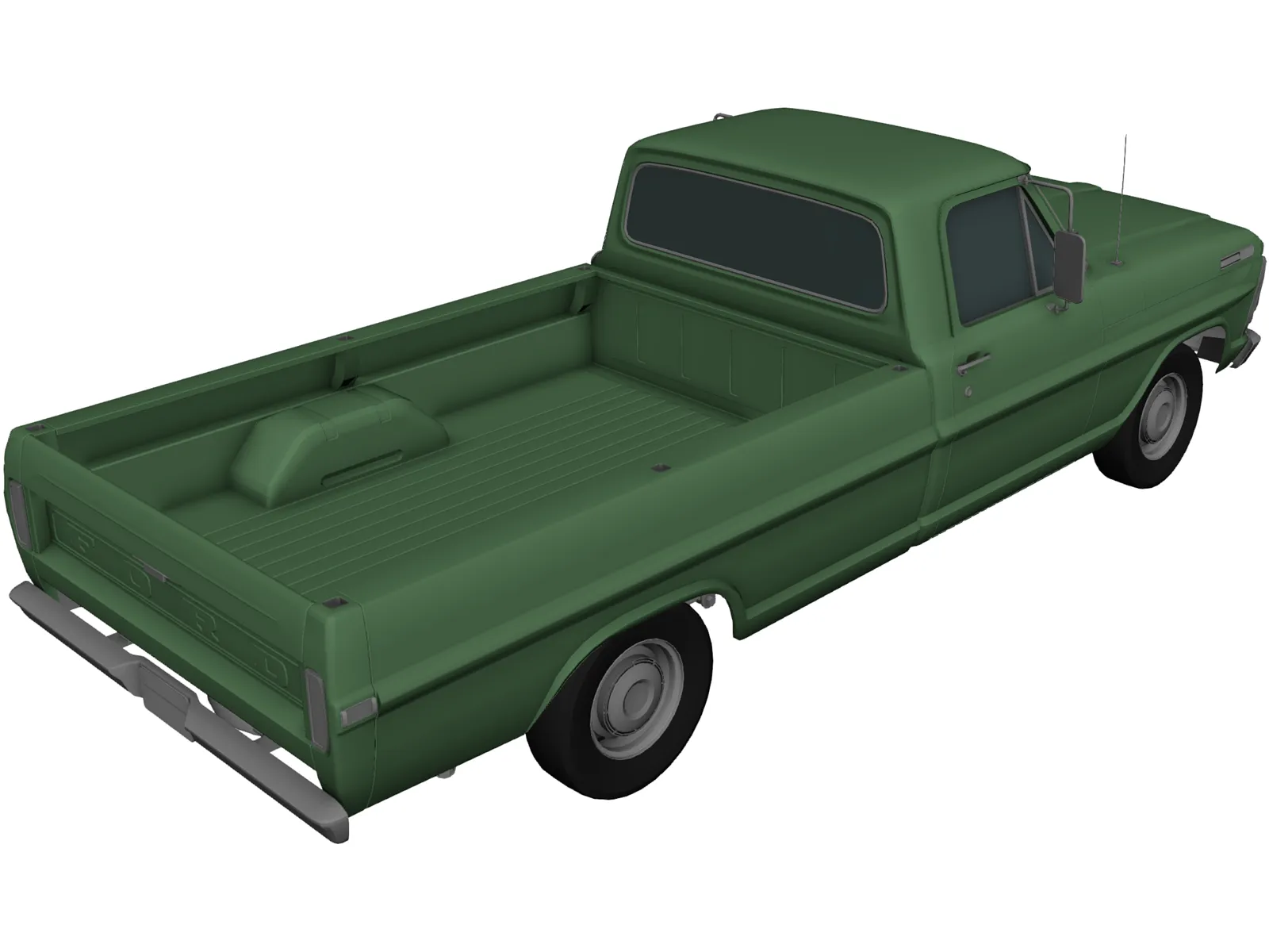 Ford F-100 (1970) 3D Model