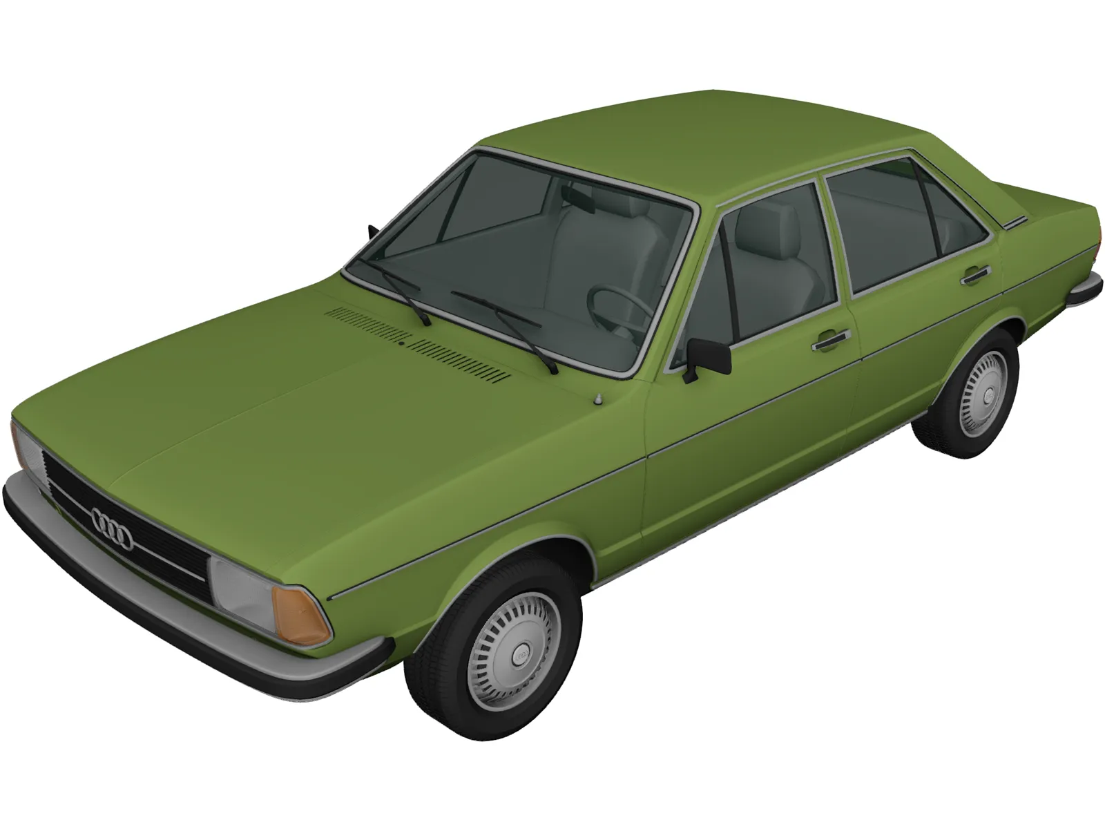 Audi 80 [B1] (1976) 3D Model