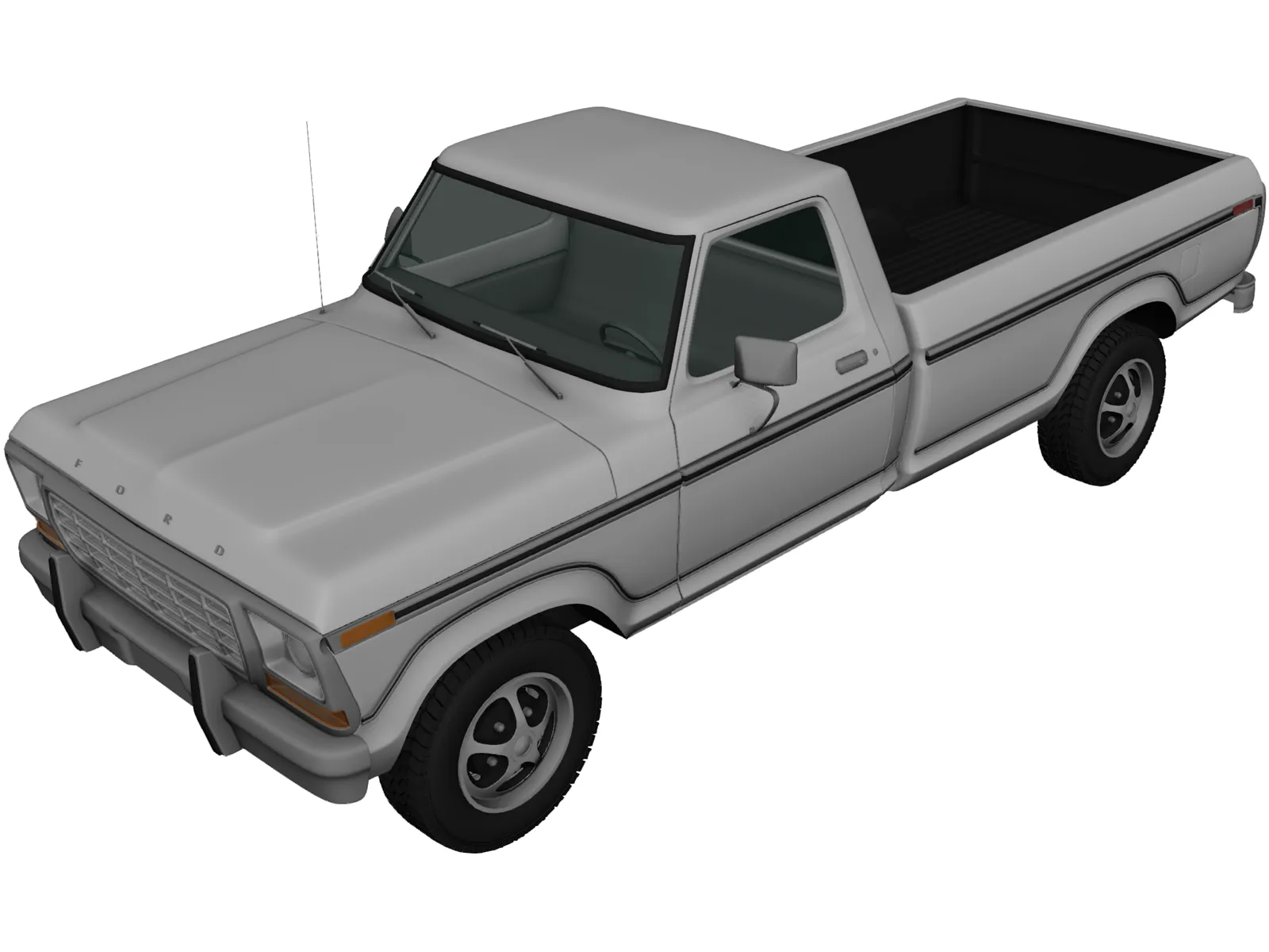 Ford F-150 (1978) 3D Model