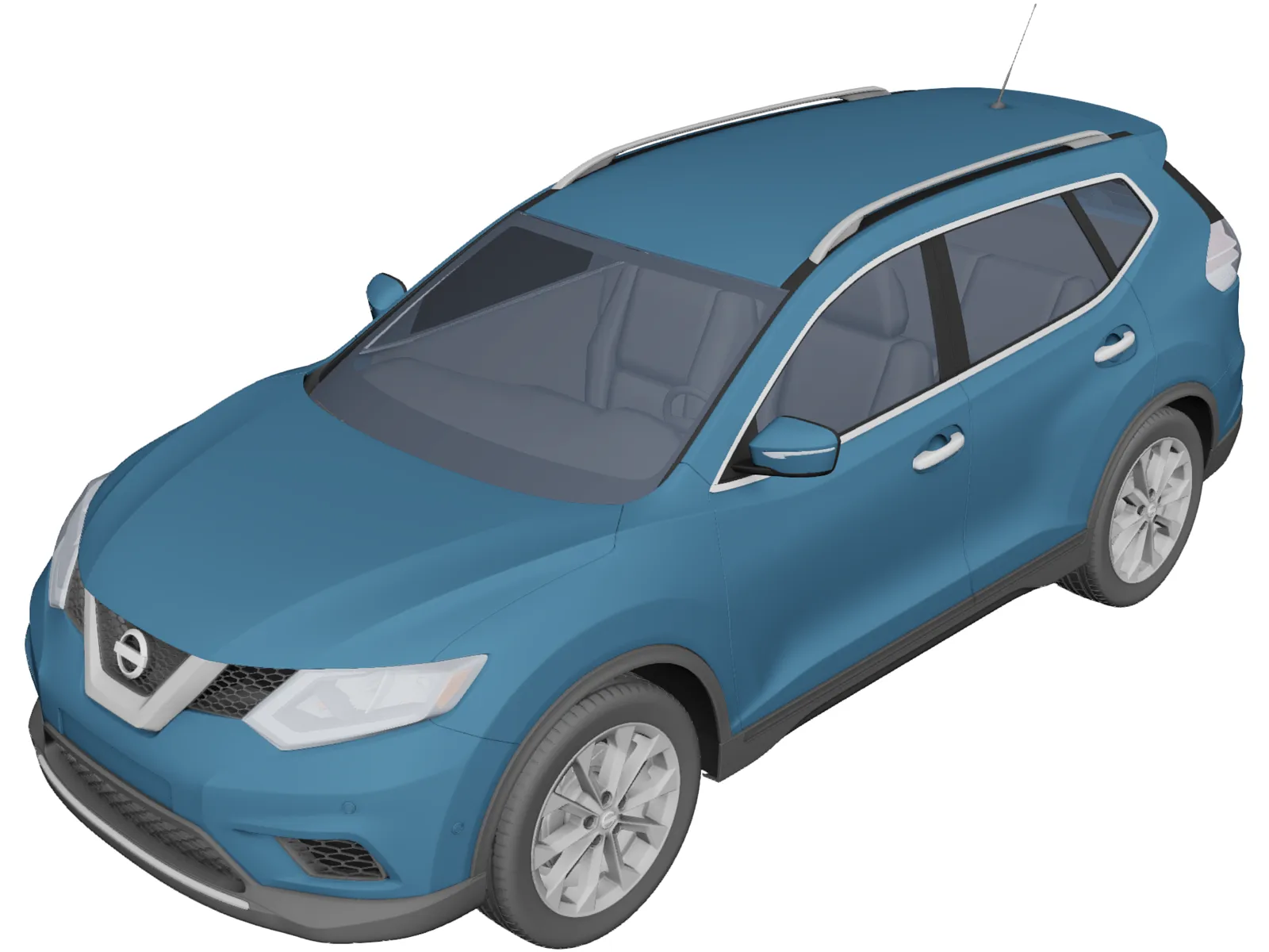 Nissan Rogue (2014) 3D Model