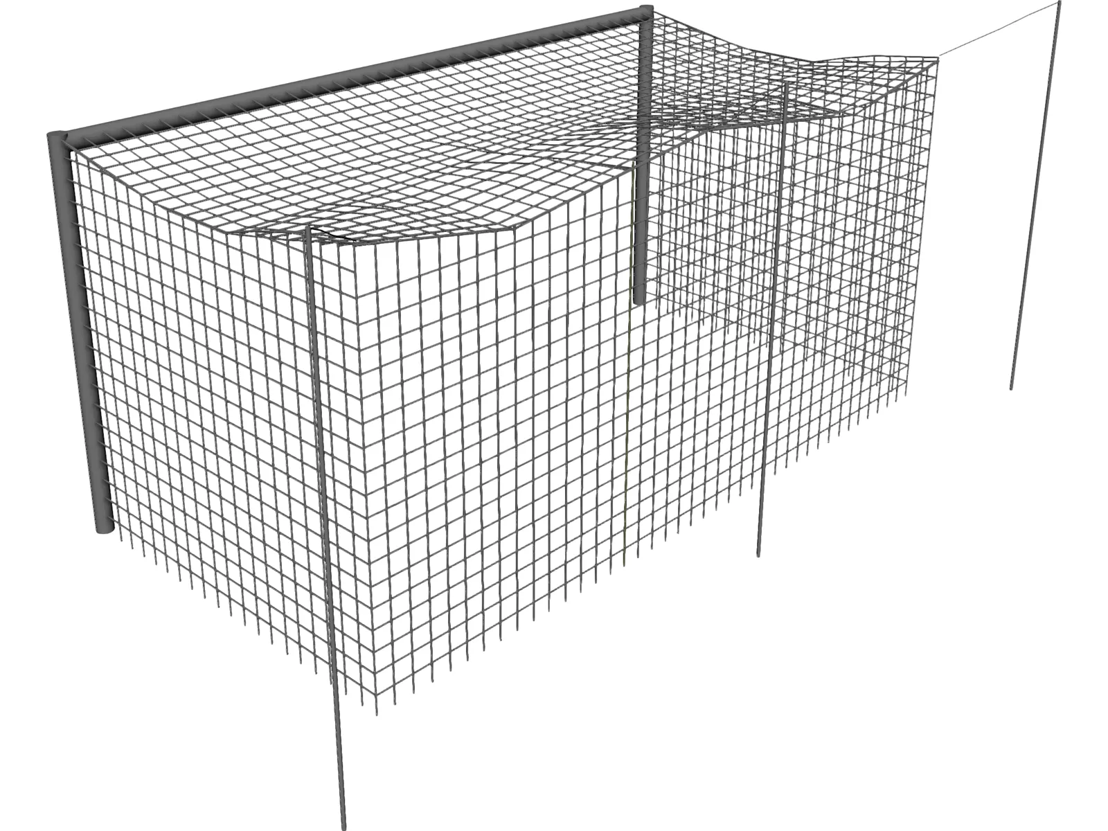 Soccer Goal 3D Model