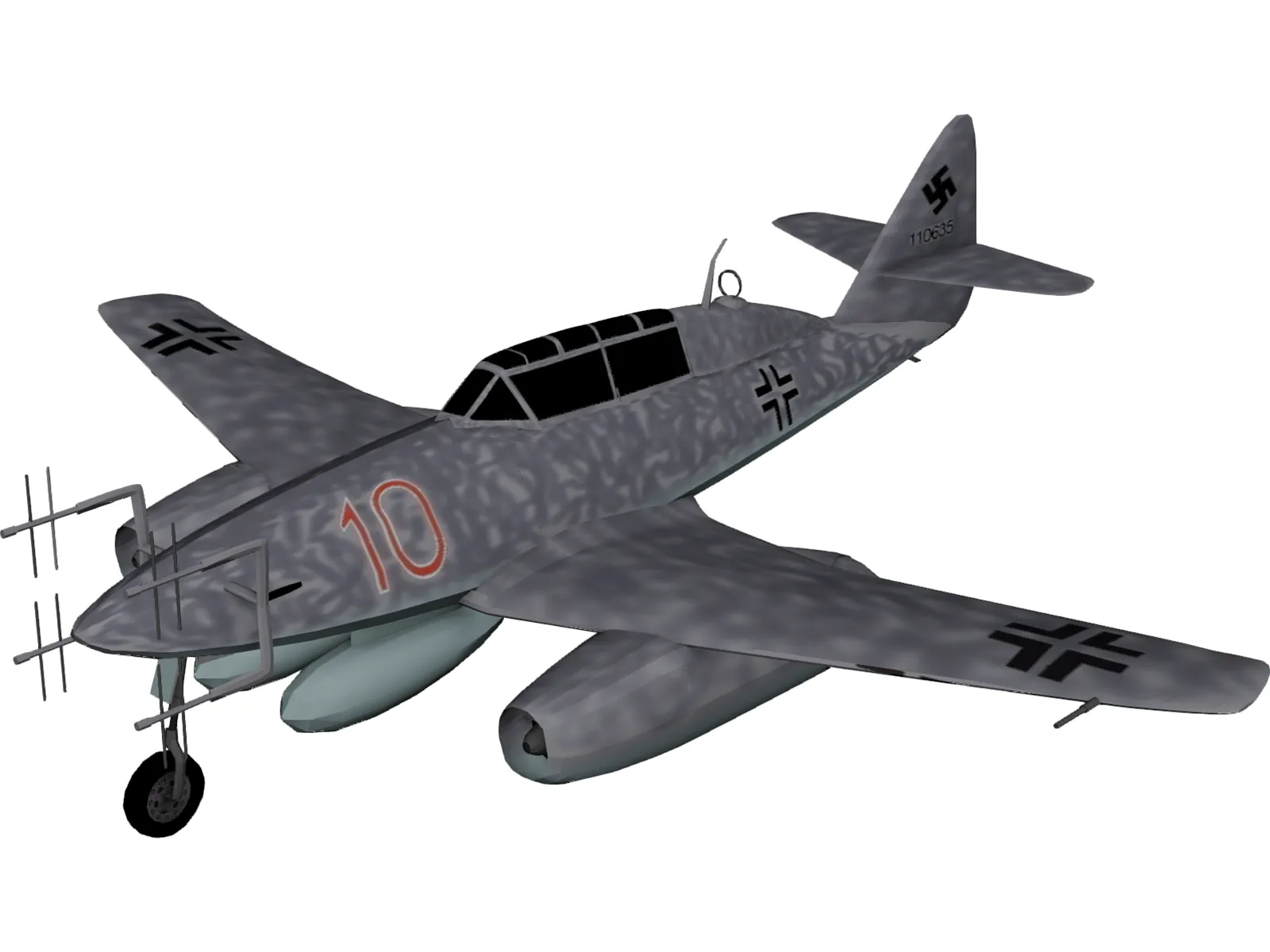 Messerschmidt Me 262 3D Model