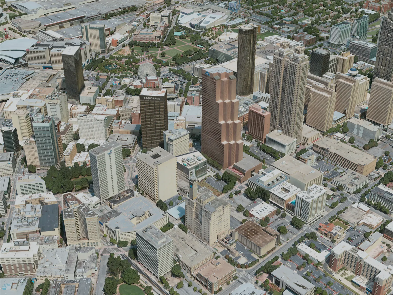 Atlanta City, GA, USA (2020) 3D Model