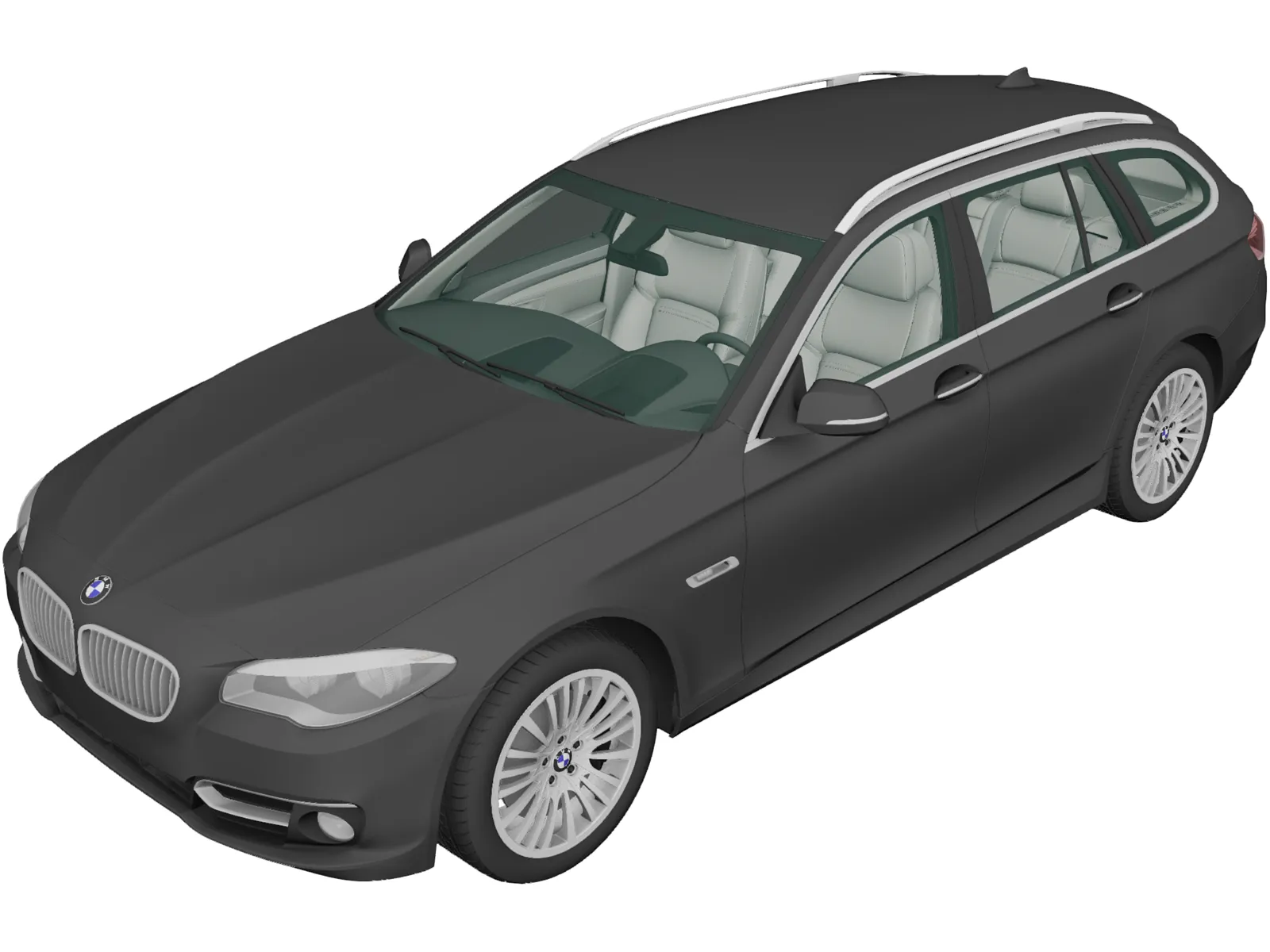 BMW 5-Series Touring [F11] (2014) 3D Model