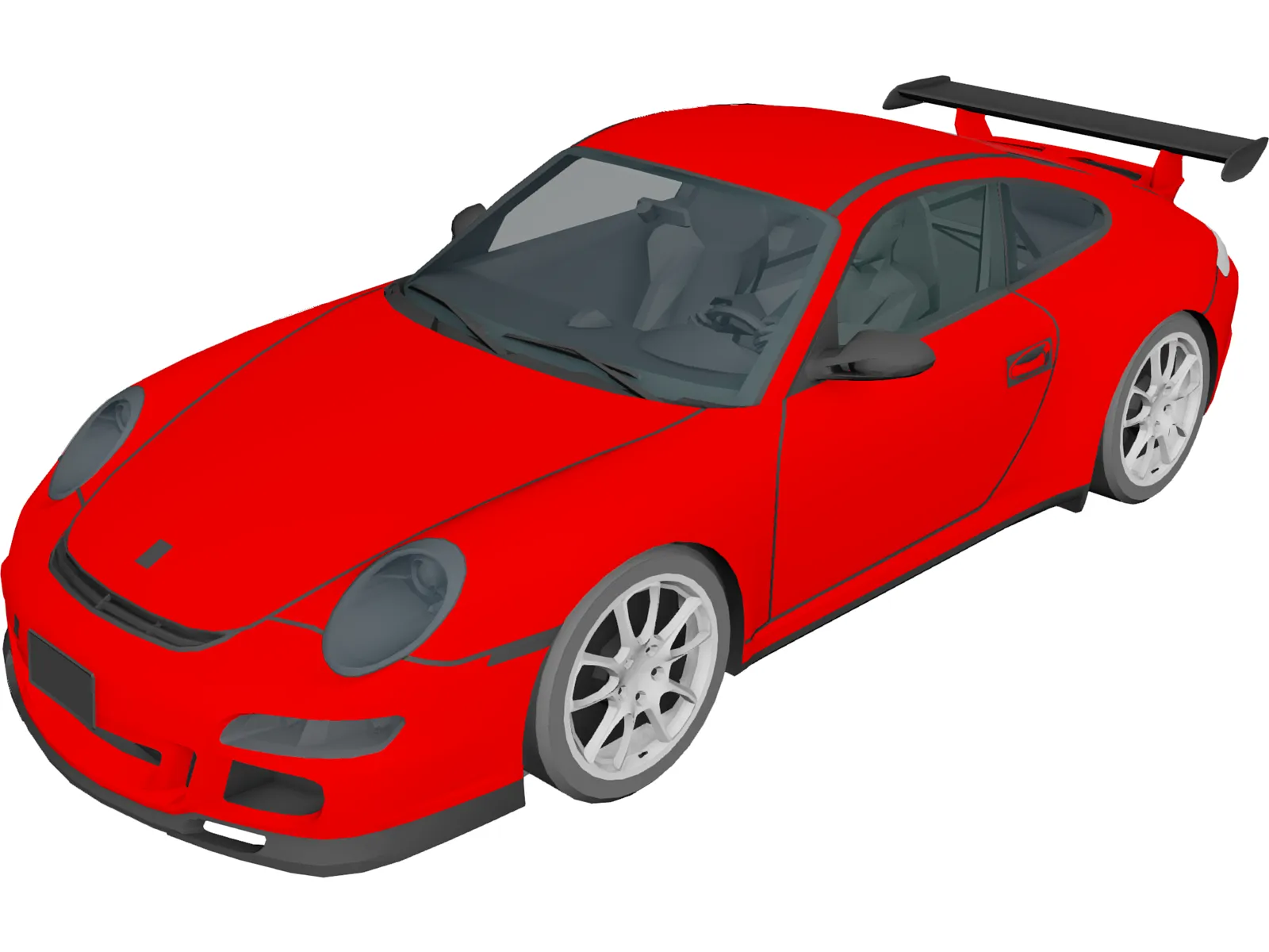 Porsche 911 GT3 RS 3D Model