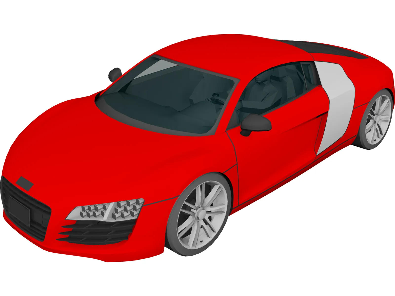 Audi R8 3D Model