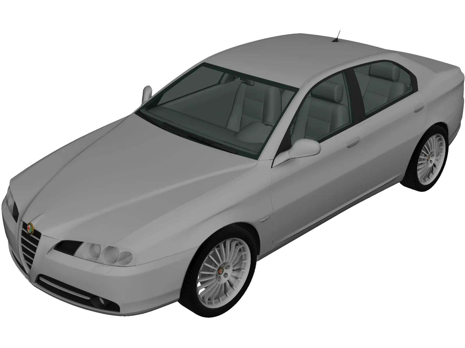 Alfa Romeo 166 (2003) 3D Model