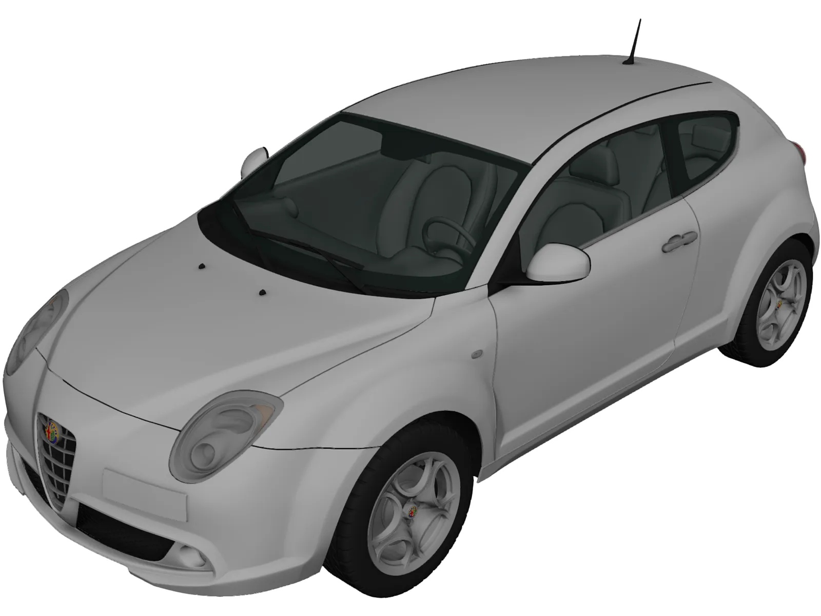 Alfa Romeo MiTo (2009) 3D Model