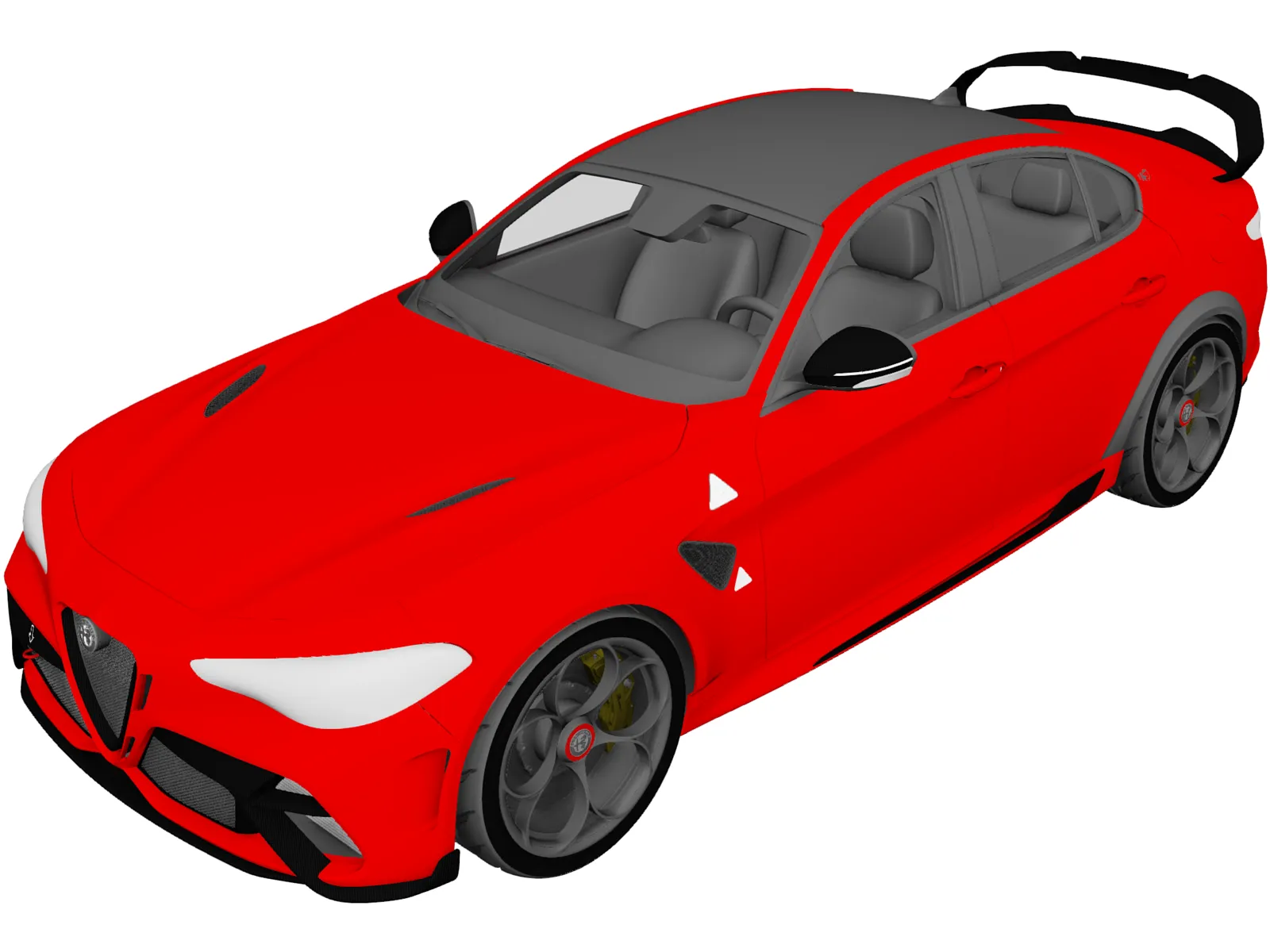 Alfa Romeo Giulia GTA (2021) 3D Model