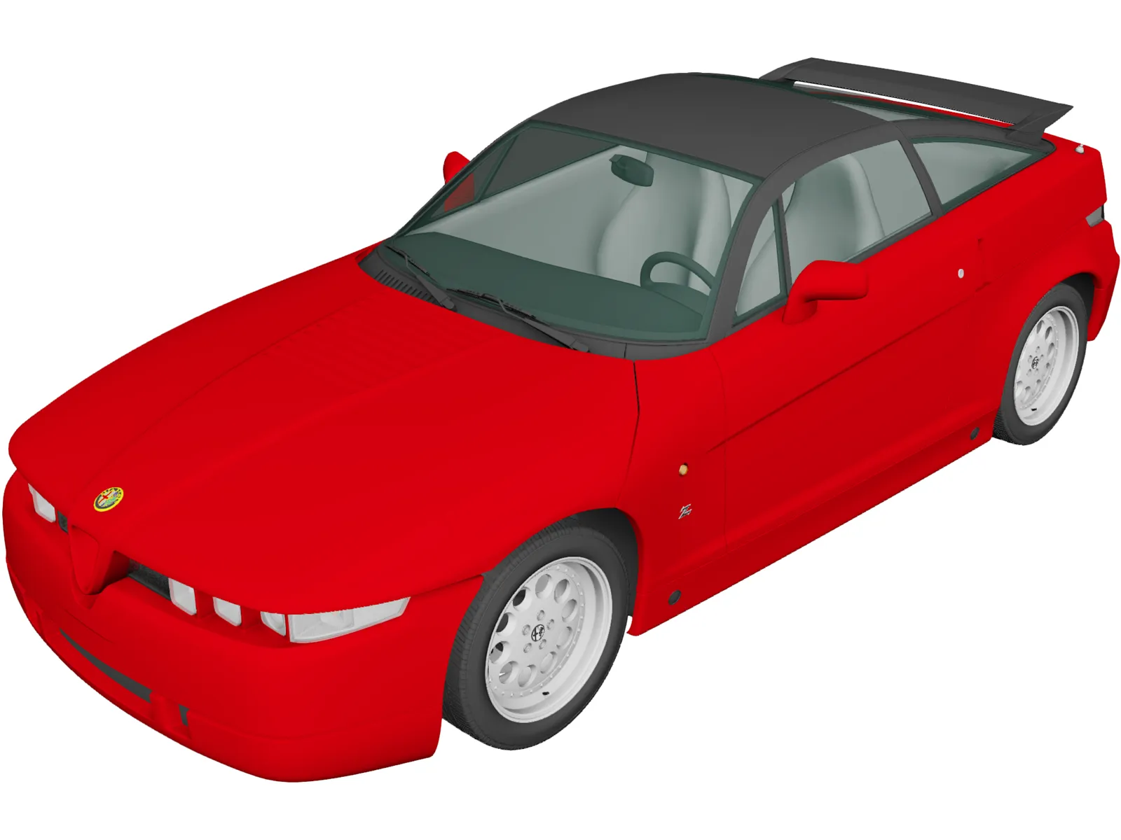 Alfa Romeo SZ (1989) 3D Model