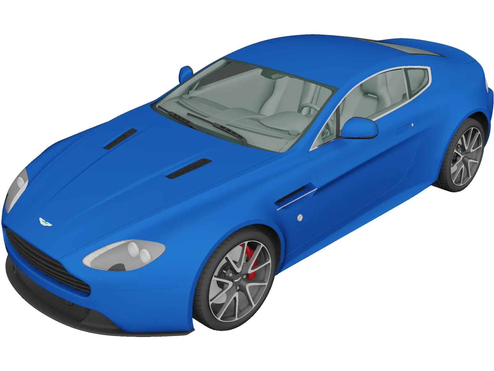 Aston Martin V8 Vantage S (2015) 3D Model