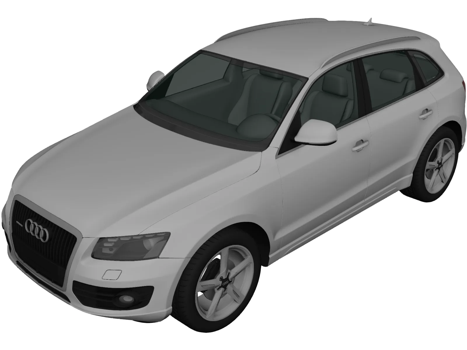 Audi Q5 (2009) 3D Model