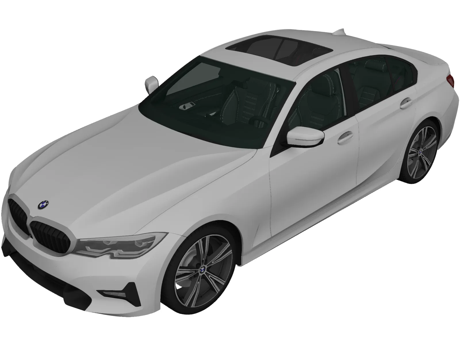 BMW 3-Series Sedan (2019) 3D Model