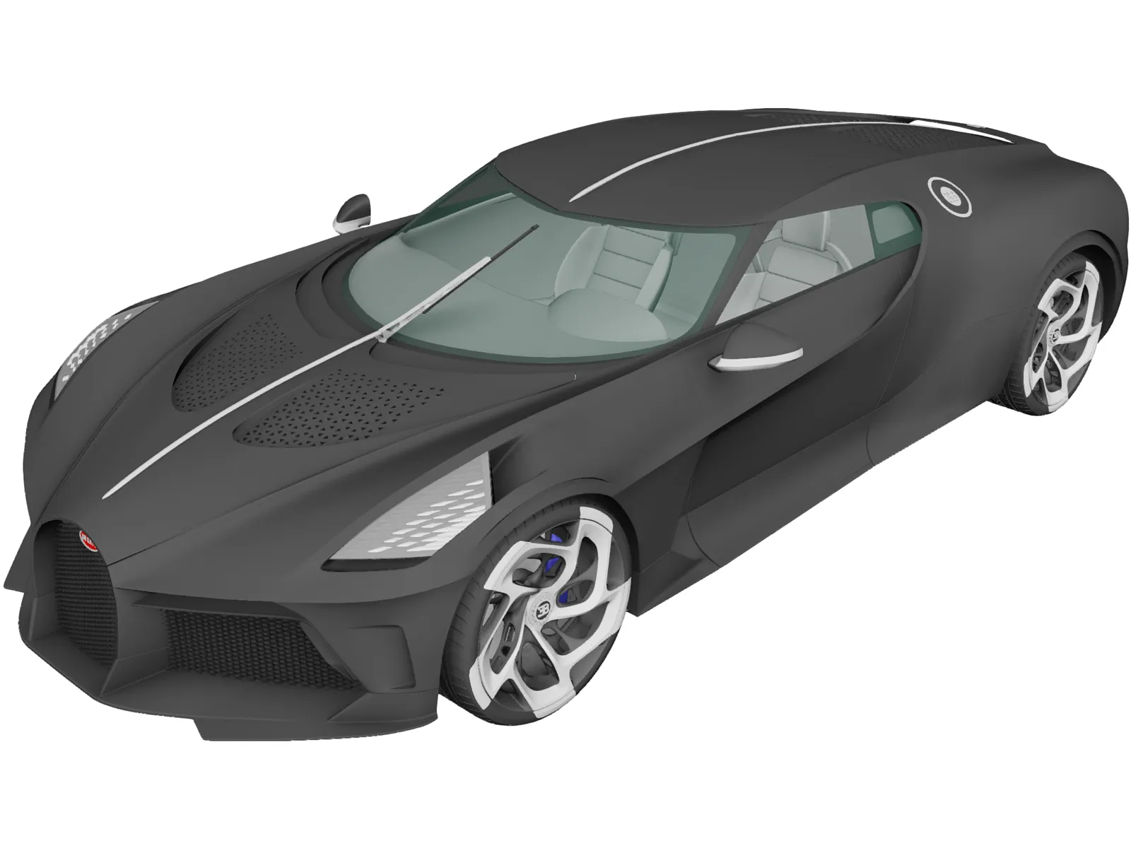Bugatti La Voiture Noire (2019) 3D Model