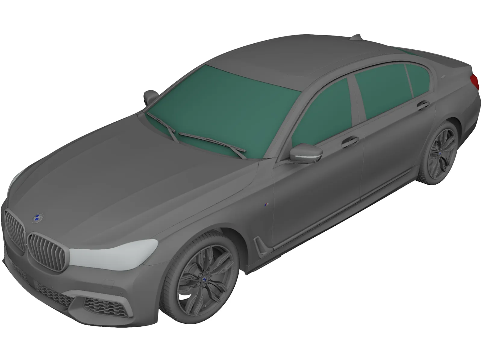 BMW M760Li [G12] (2017) 3D Model