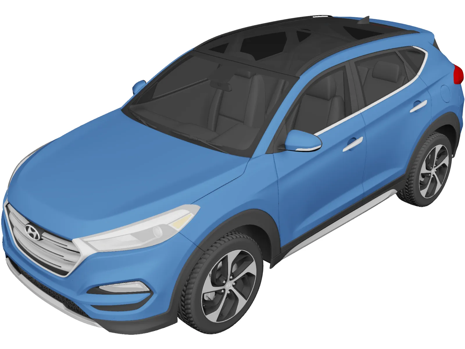 Hyundai Tucson (2016) 3D Model