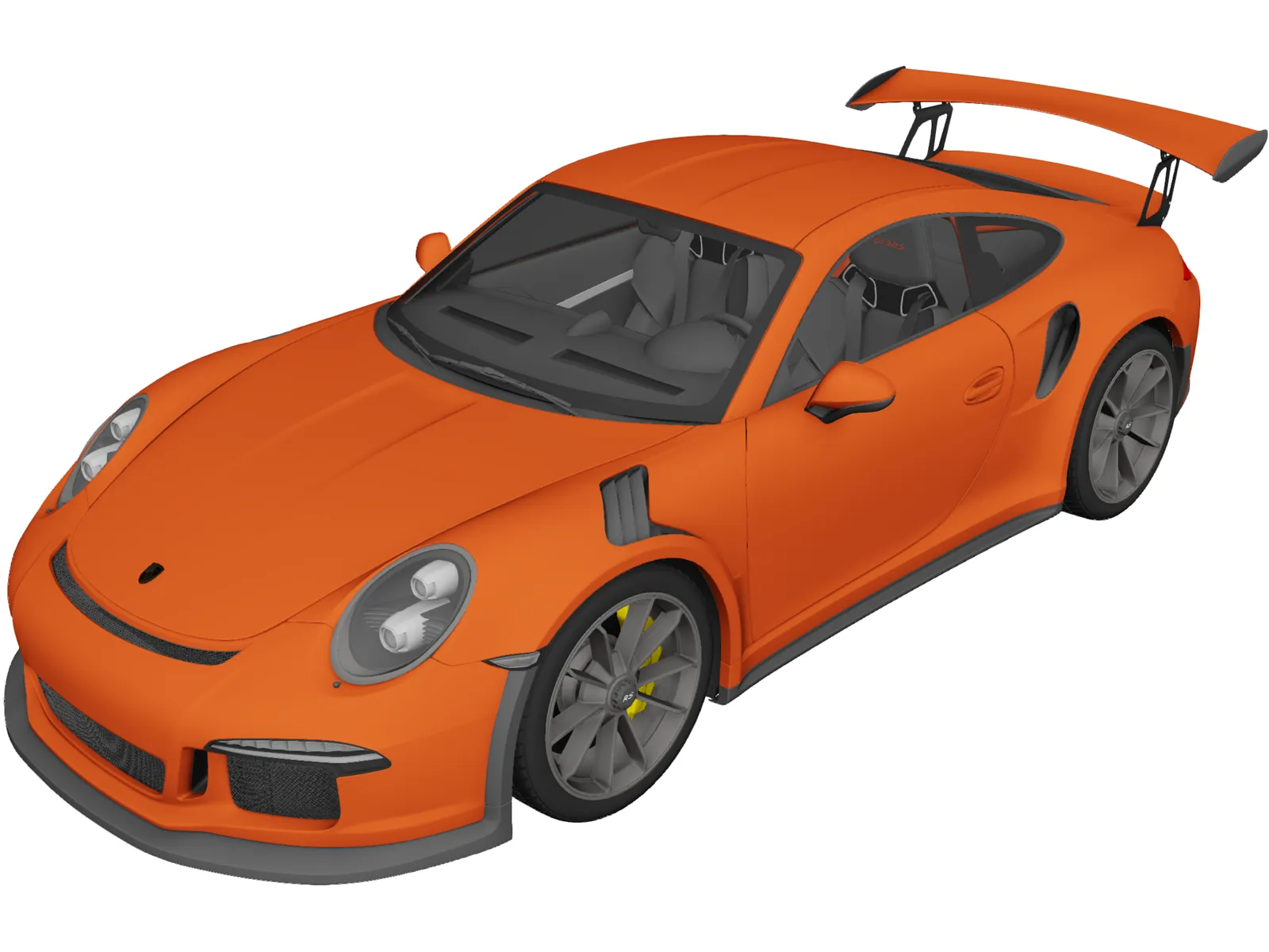 Porsche 911 GT3 RS (2016) 3D Model