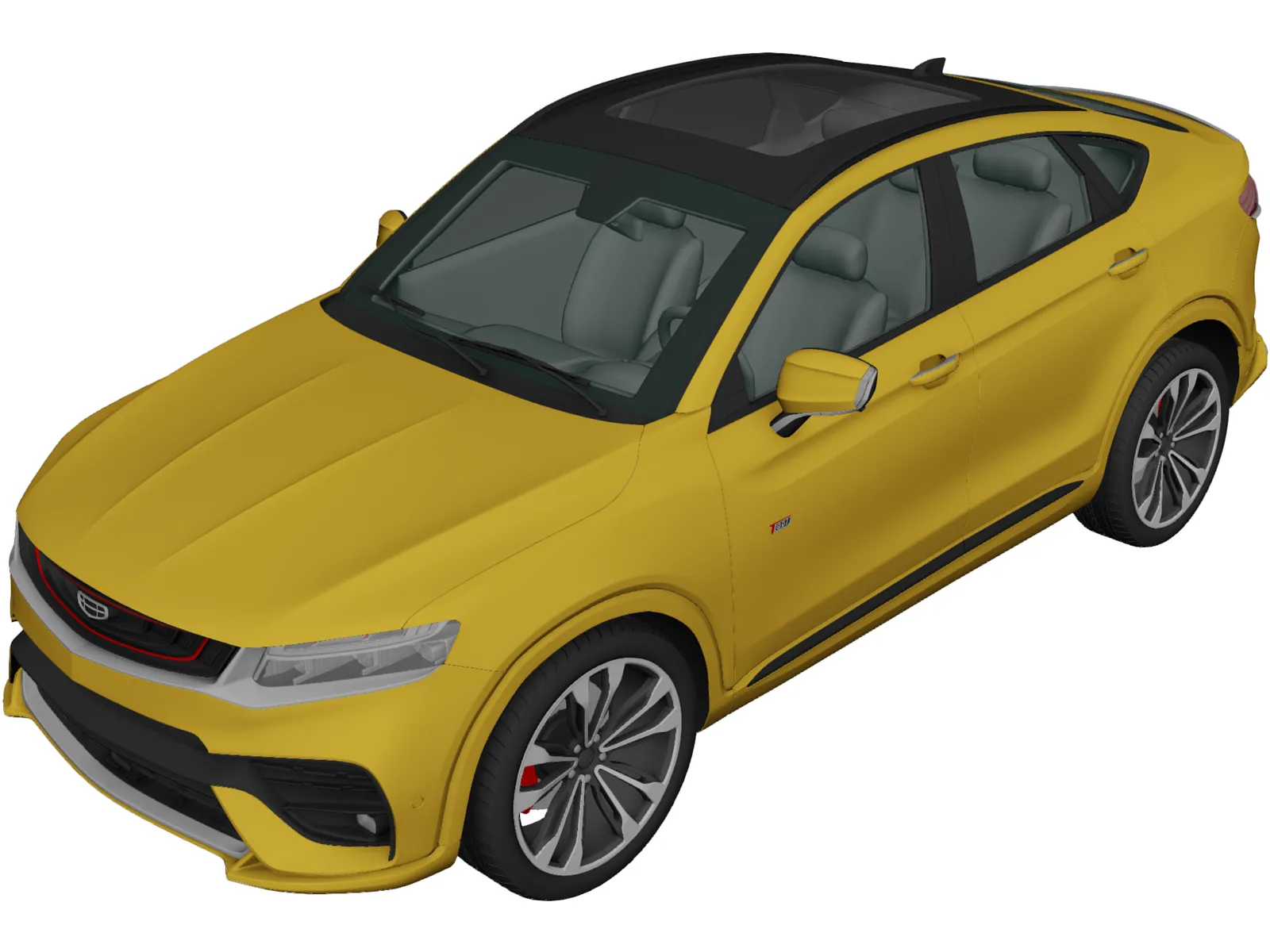 Geely Xingyue (2019) 3D Model