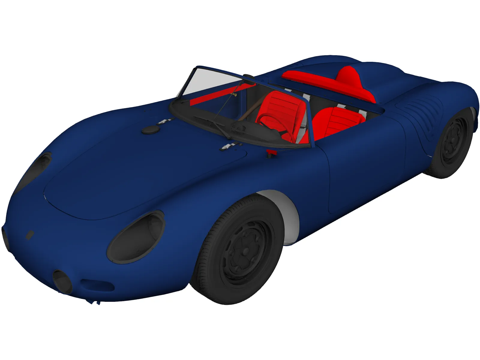 Porsche 718 Spyder RS (1960) 3D Model