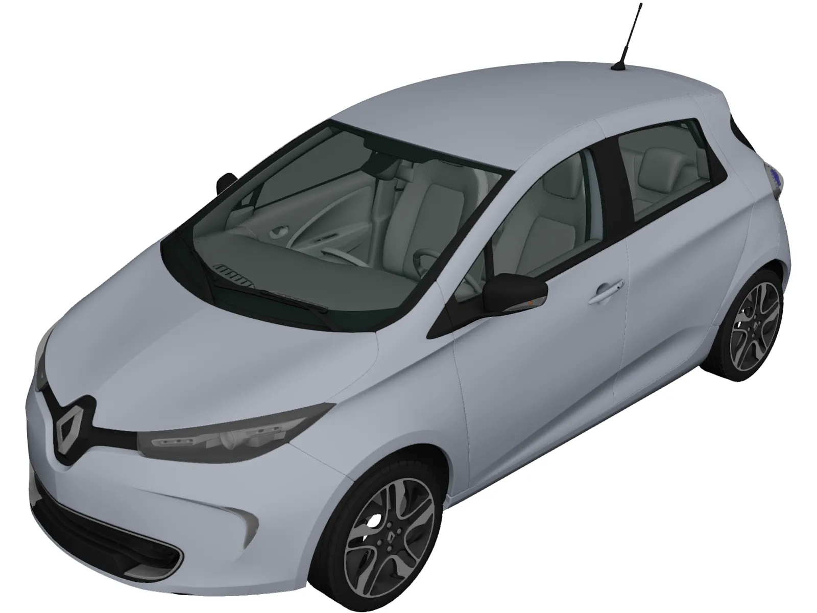 Renault ZOE (2013) 3D Model