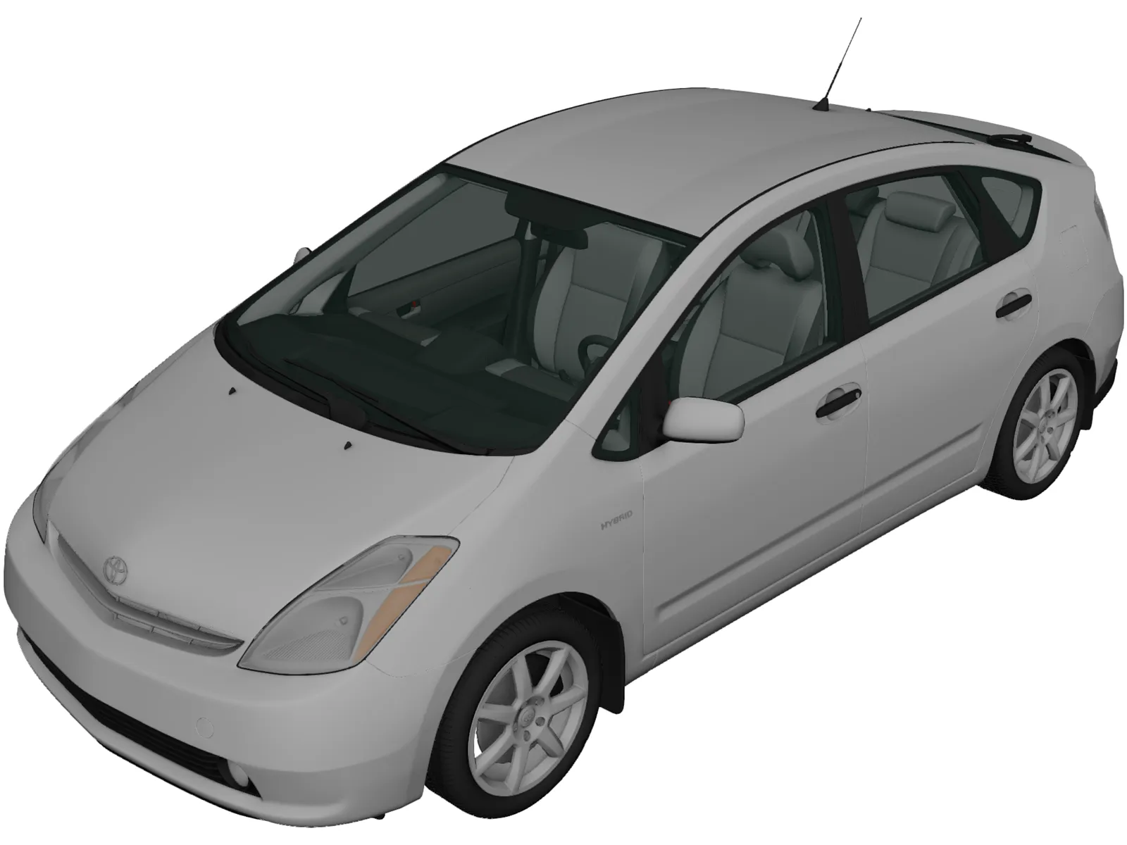 Toyota Prius (2003) 3D Model