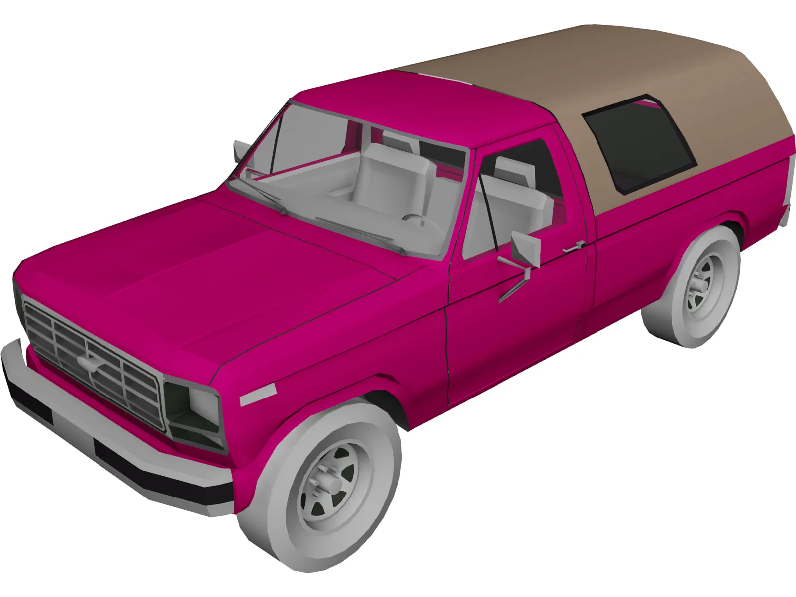 Ford F-150 (1980) 3D Model