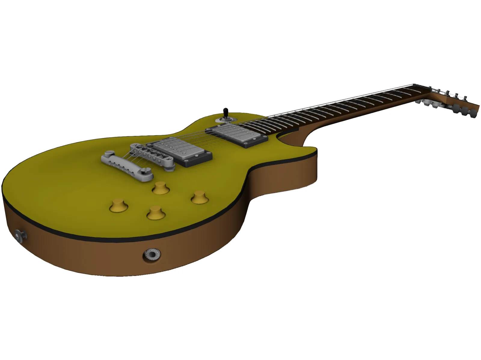Gibson Les Paul Electric Guitar 3D Model
