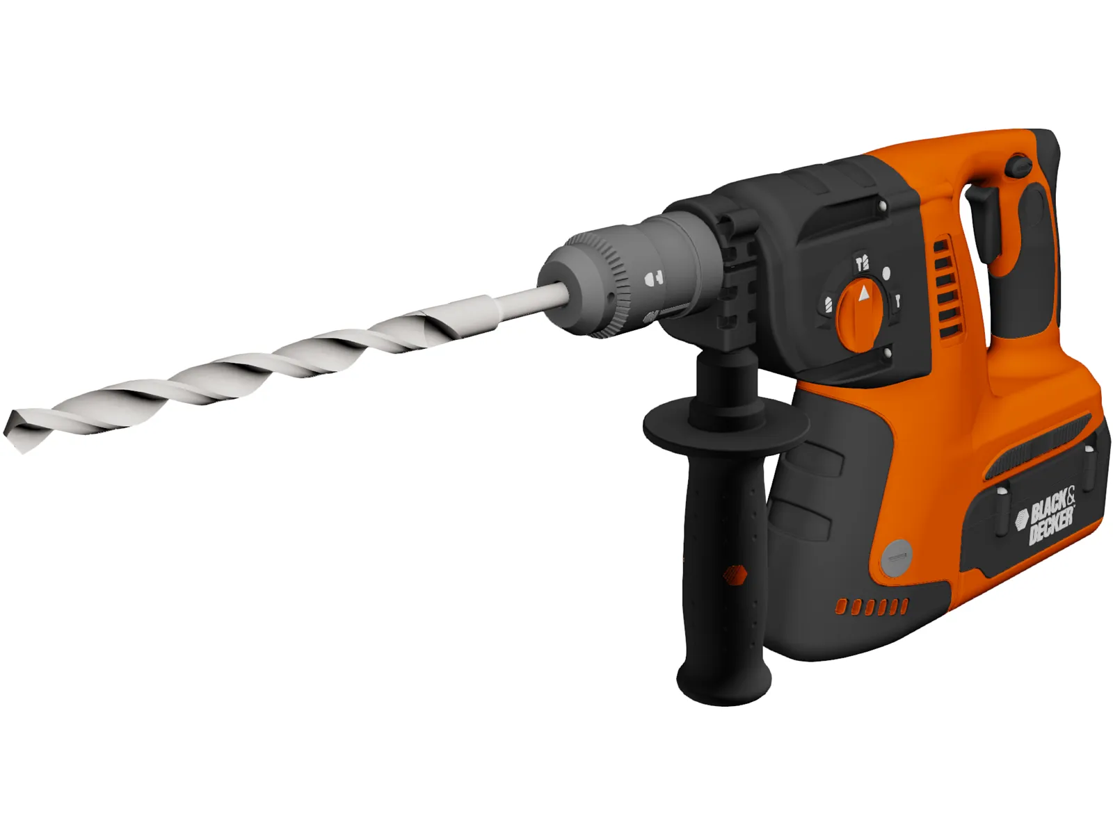 Black and Decker Hand Drill 3D Model