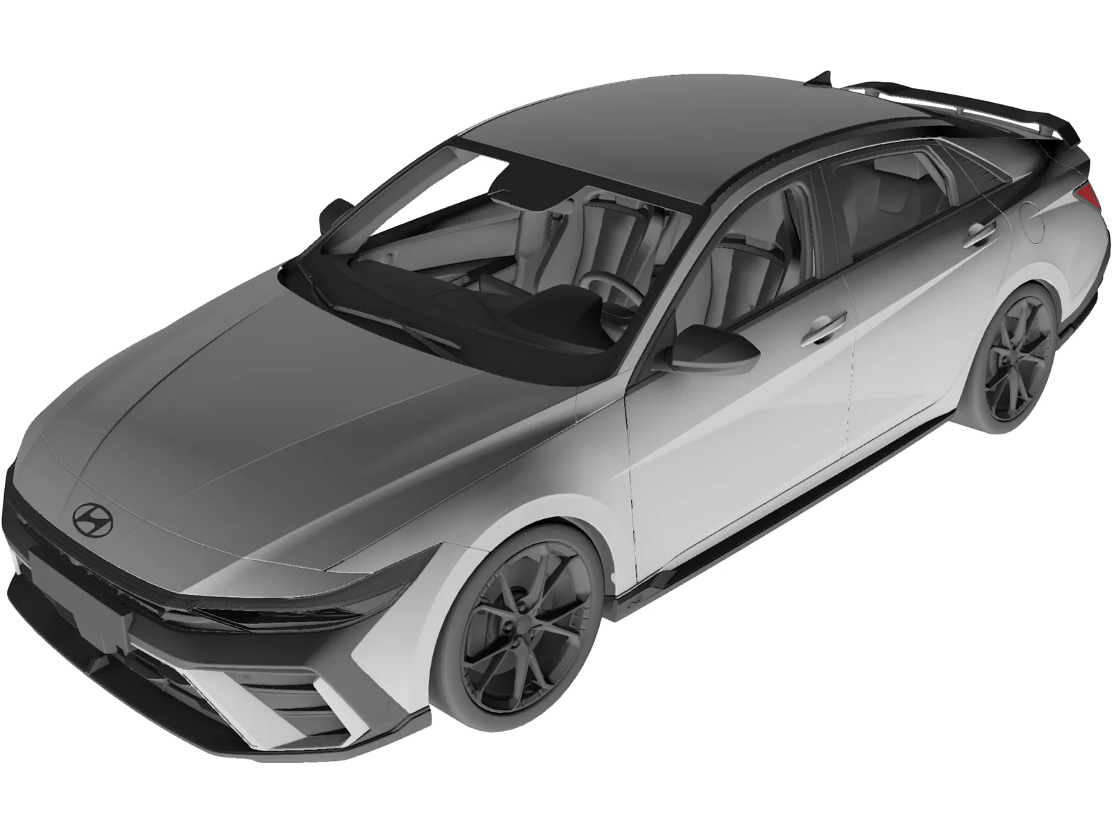 Hyundai Elantra N (2024) 3D Model