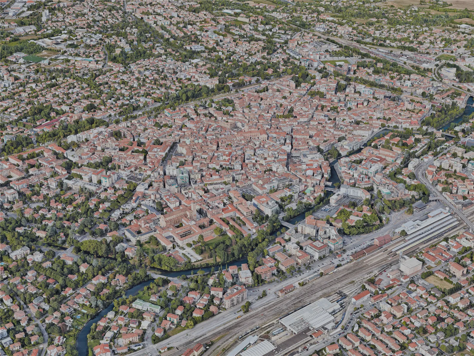 Treviso City, Italy (2023) 3D Model