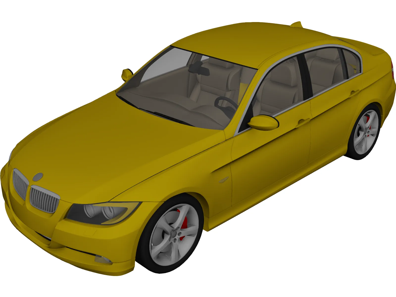 BMW 3-Series Sedan (2005) 3D Model