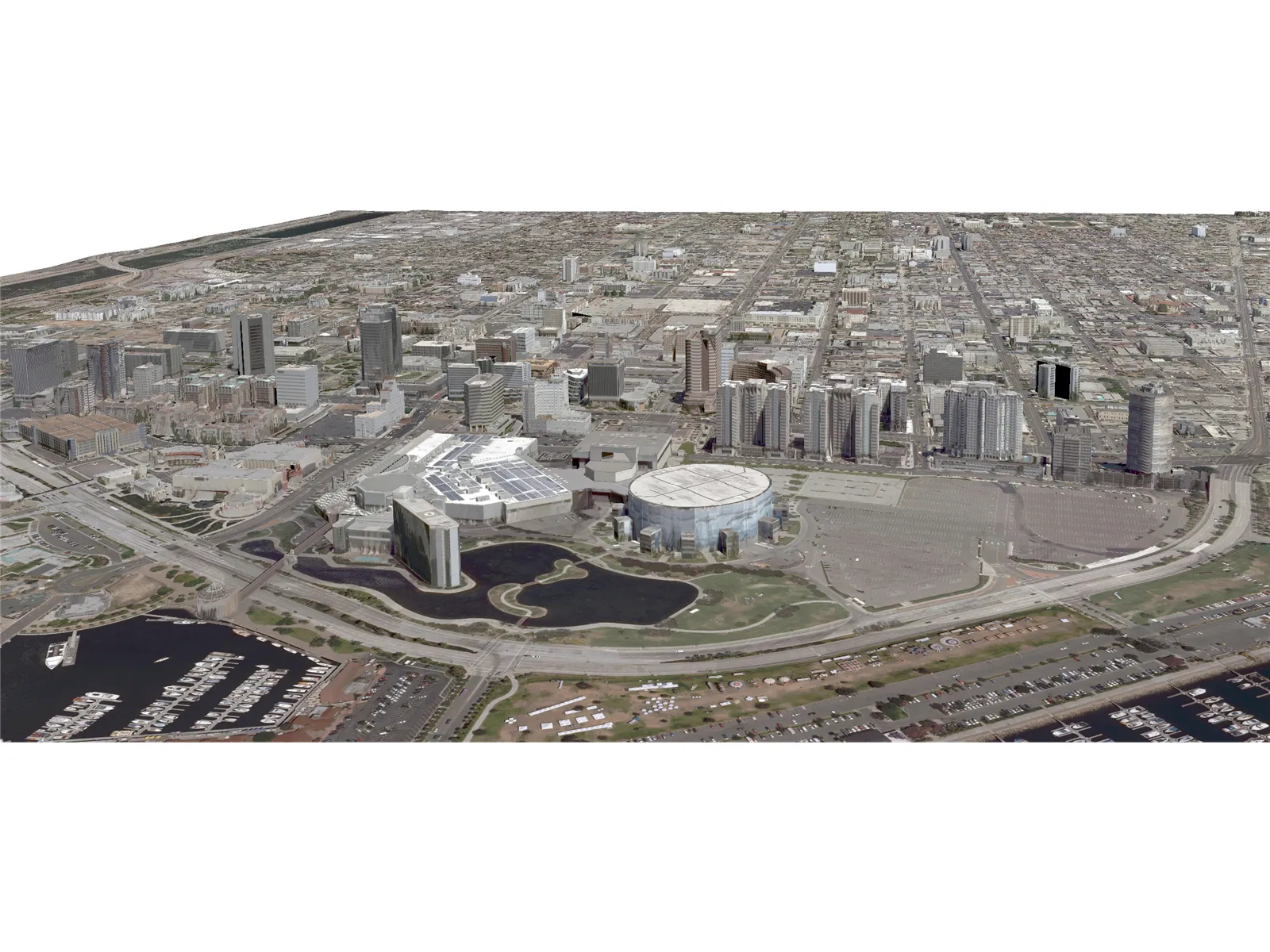 Long Beach City 3D Model