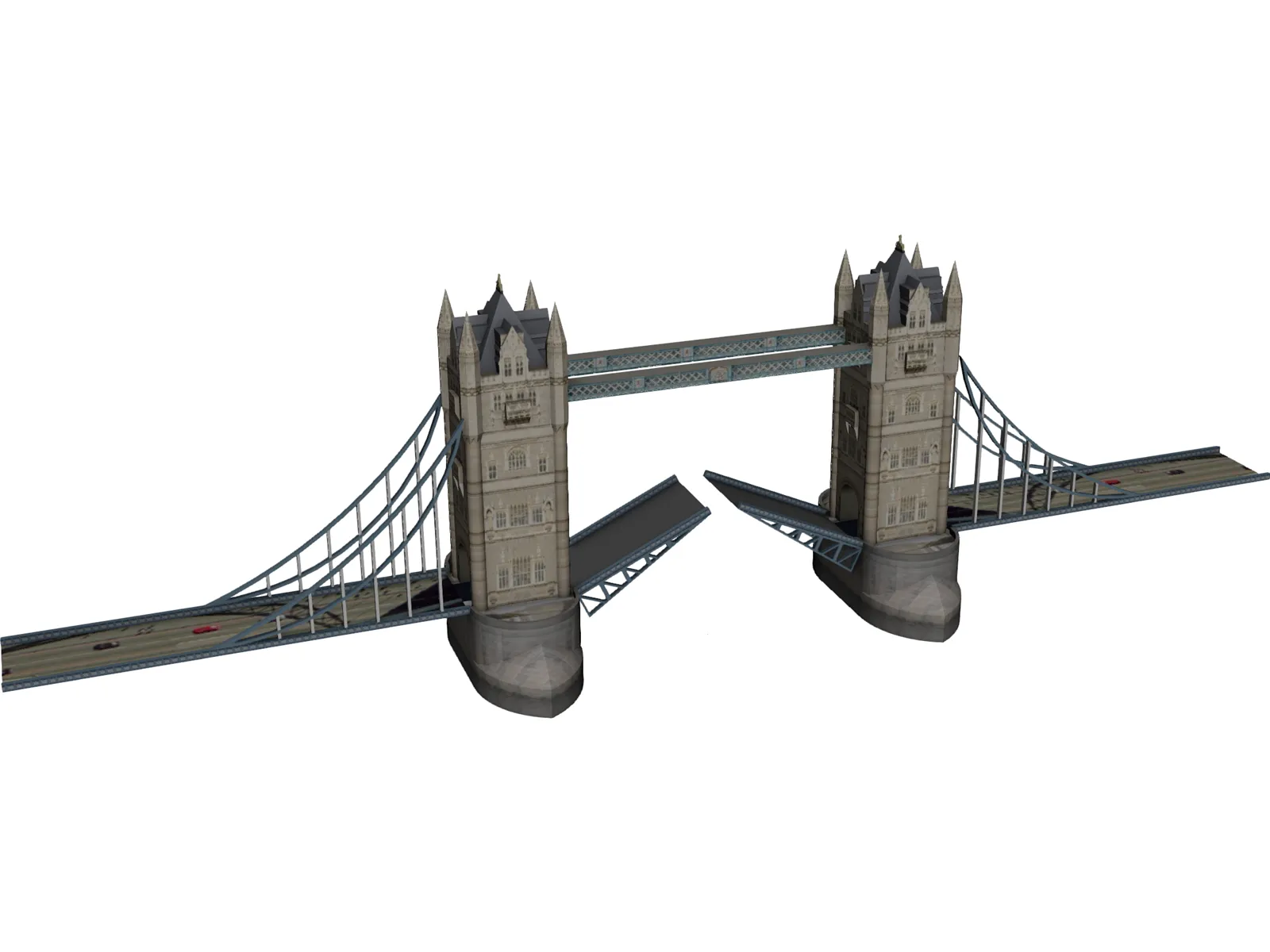 Tower Bridge London 3D Model
