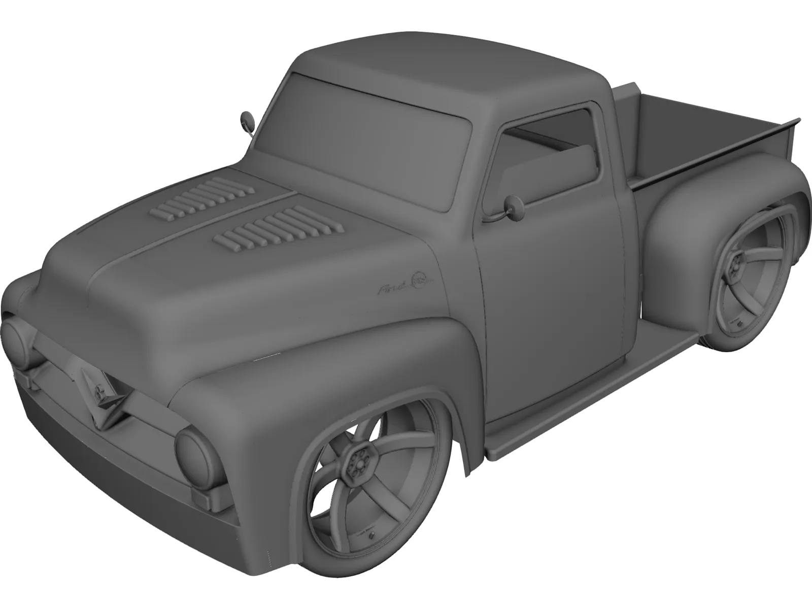 Ford F-100 3D Model