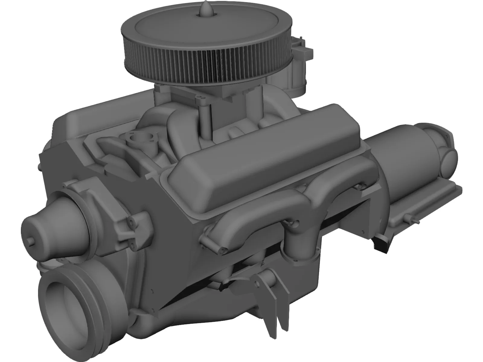 Chevrolet Chevelle V8 Engine 3D Model