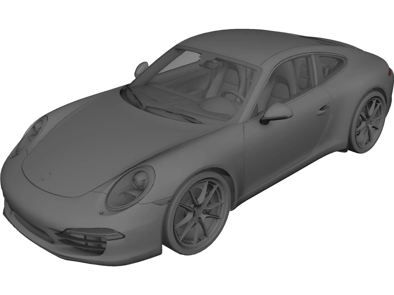 Porsche 911 Carrera S (2012) 3D Model