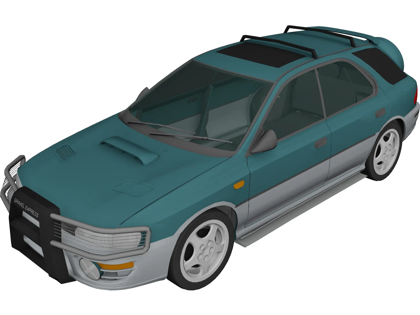 Subaru Impreza Wagon (1997) 3D Model